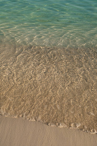 istock Rippling shallow wave over sandy shore — Ksamil, Albania (Ionian Sea) 2237306117