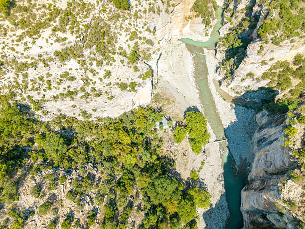 istock Aerial View of River Canyon with Greenery 2237307649