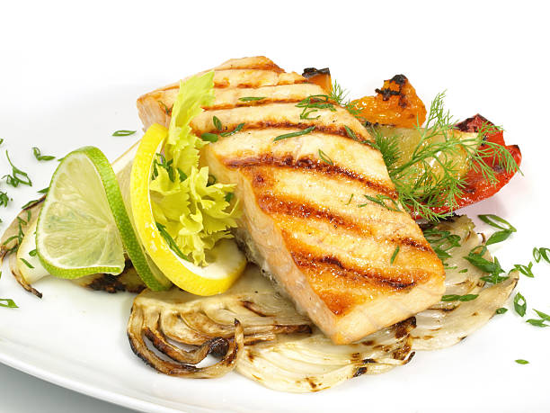 istock Grilled Salmon - Fish Fillet 2237309667