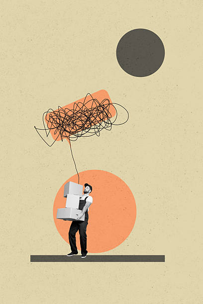 istock Collage with person surrounded by message bubbles symbolizing chatting communication online interaction business 2237326067