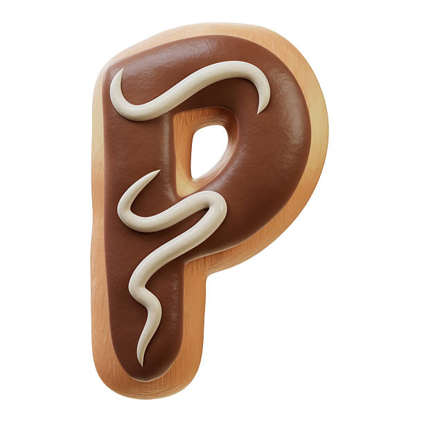 istock 3D Font.Biscuit Donut Font Concept. 2237328395
