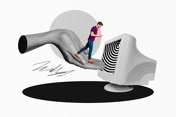 istock Collage portraying laptop computer smartphone addiction manipulation through digital lies hypnotic propaganda illusions 2237331752