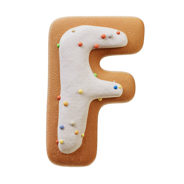 istock 3D Font.Biscuit Donut Font Concept. 2237332514