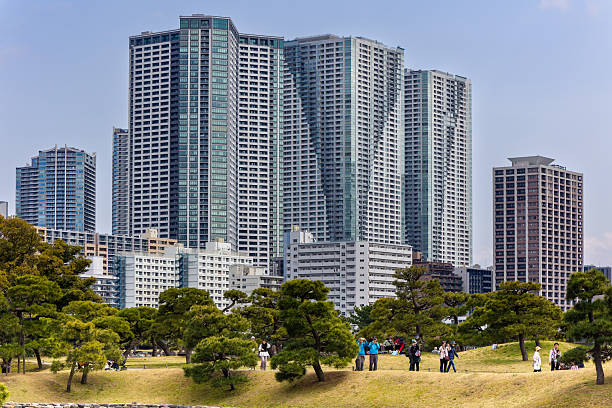 Skyscrapers seen from central Tokyo
