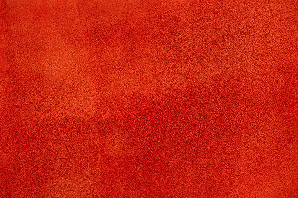 istock Red suede leather as a background macro photo. 2237350454