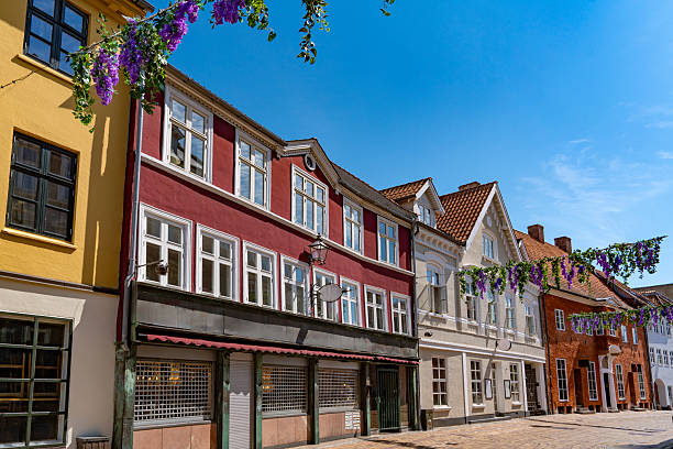 istock Colorful historic houses in Odense Denmark 2237351843