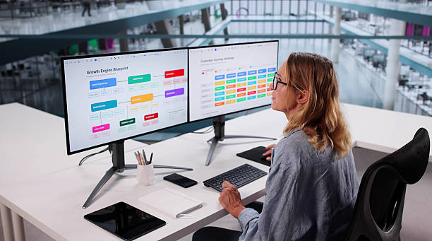 istock Businesswoman Doing Customer Journey Map 2237352431