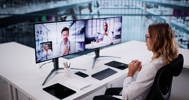 istock Doctor Team Meeting Video Conference Webinar 2237352437