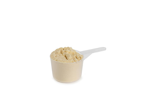 istock Protein powder.protein shake isolated on white background.Shaker bottle with protein.Food supplement.Whey protein powder with shaker for mixing.Sports nutrition.Concept of sports and healthy lifestyle 2237356824