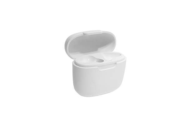 istock White modern wireless headphones isolated on white background. Copy space 2237358072