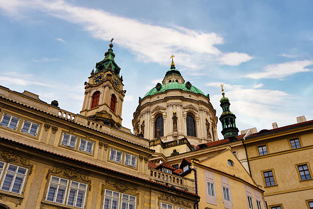 istock St Nicholas Church Dome and Clock Tower in Prague. 2237358081