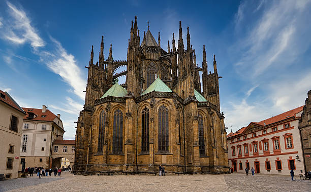 istock Gothic Saint Vitus Cathedral in Prague Castle. 2237358120