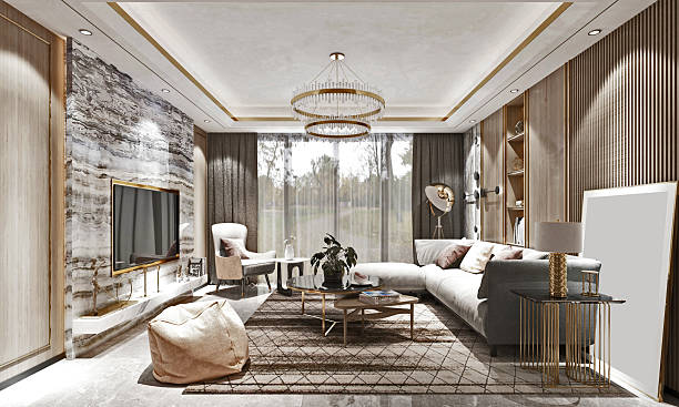 istock 3d render luxury villa house living room dining room 2237358372