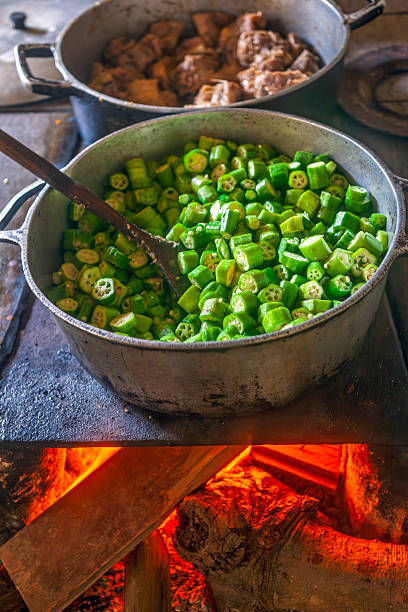 Frango com Quiabo: Receita Tradicional Brasileira - receita deliciosa profissional - passo 1