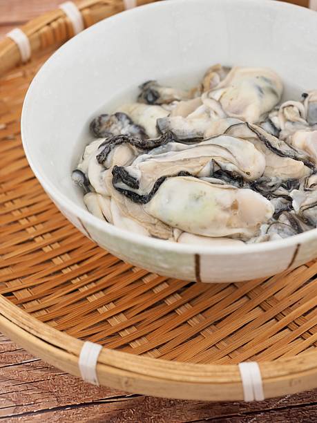 istock Fresh seafood oysters, food, cooking ingredients 2237406940