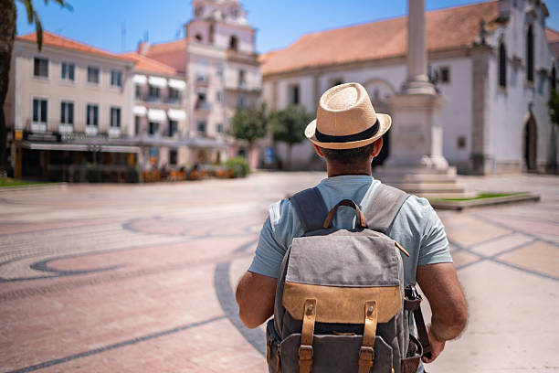 istock Tourist in Bocage Square 2237434366