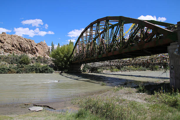 istock Stakna Bridge and Indus River, Ladakh, India. 2237435590