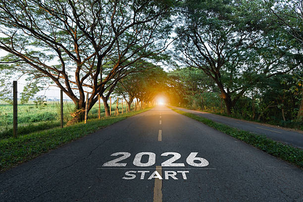 istock Inspirational Road to Future with Bright Horizon and Green Trees Symbolizing New Beginnings and Opportunities in 2026 on a Clear Path 2237441608