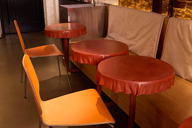 istock Stylish Caf Interior with Unique Tables and Chairs 2237444841