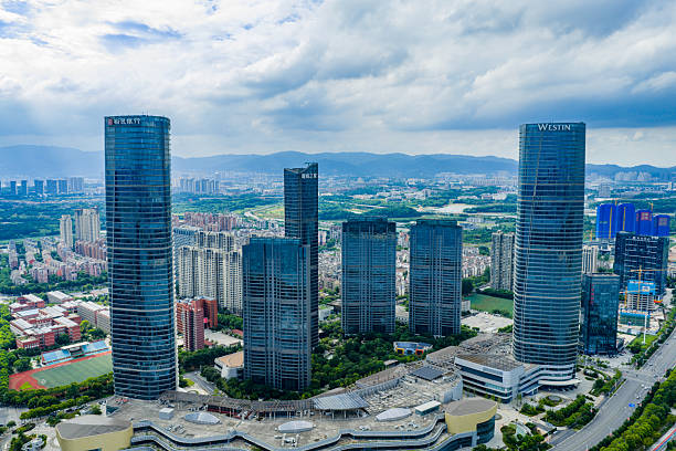 istock Modern city skyline office buildings 2237451858