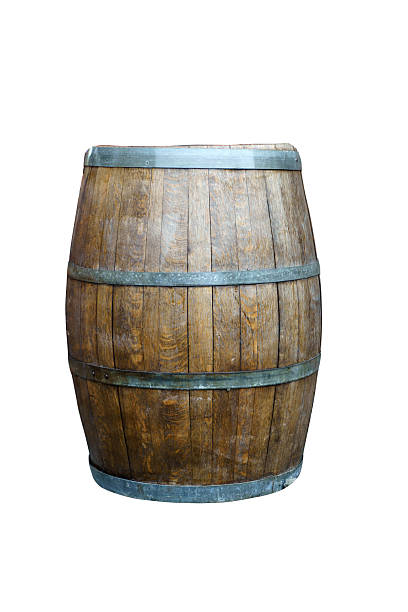 istock Wooden Wine Barrel Isolated background 2237460072