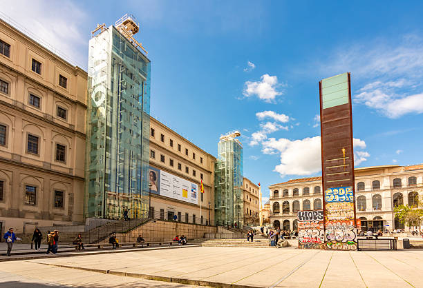 Madrid, Spain - 24 March 2025: Queen Sofia National Museum Art Centre (Reina Sofia)  in Madrid