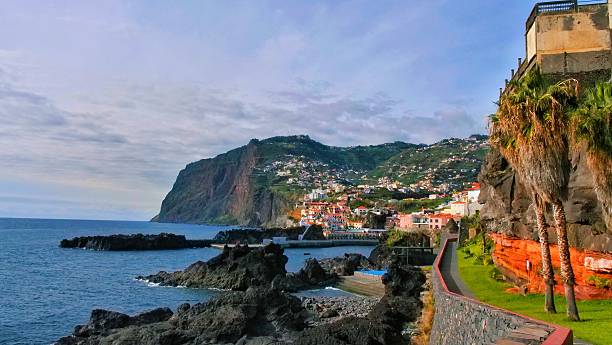 istock Madeira. Coastal cliff path to ocean lookout 2237472795