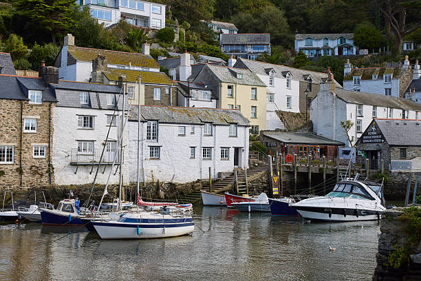 istock Polperro village and harbour cornwall, england, UK 2237474232