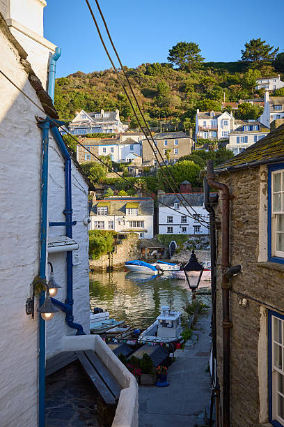 istock Polperro village and harbour cornwall, england, UK 2237474413