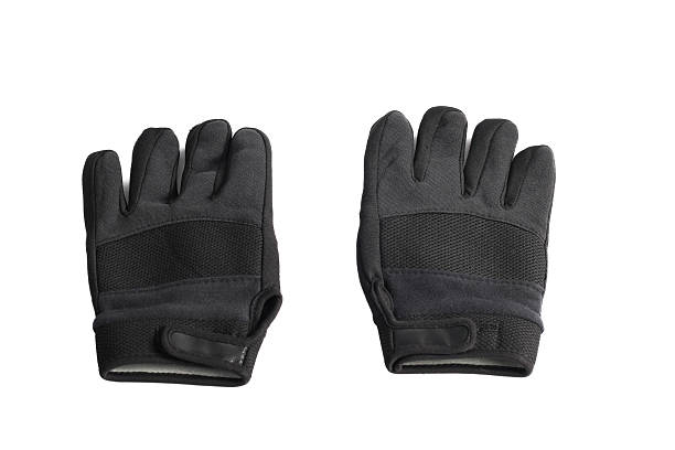 istock black motorcycle gloves isolated on white background 2237475481