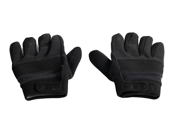 istock black motorcycle gloves isolated on white background 2237475509