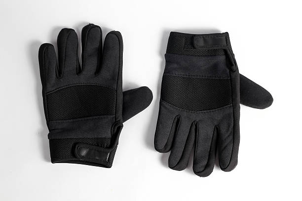 istock black motorcycle gloves isolated on white background 2237475523