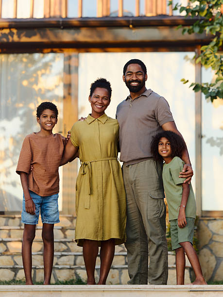 istock Happy black family spending a summer day in the backyard. 2237477770