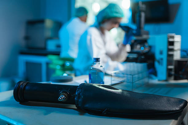 istock Semen Collection Device in Veterinary Lab for Insemination Quality Control 2237482587