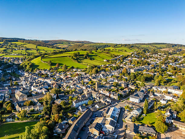 istock Aerial view from Ashburton to Dartmoor 2237484214