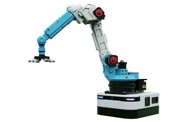istock A robotic arm with a vacuum gripper precisely lifting a cardboard box in a warehouse- 3D rendering 2237490108