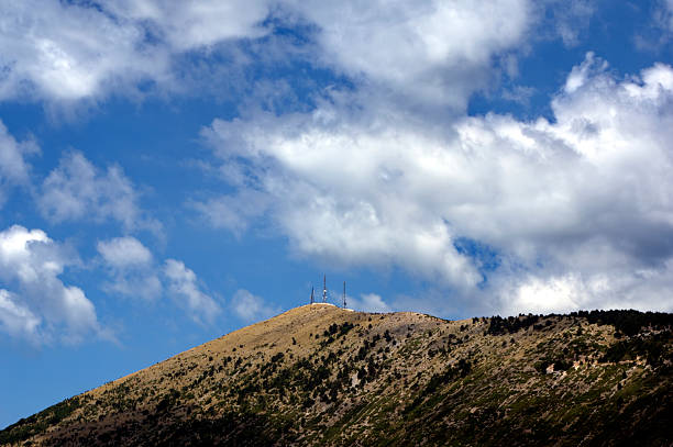 istock View of some repeaters on the mountain against the sky with clouds 2237494233