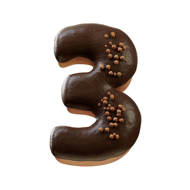istock 3D Font.Biscuit Donut Font Concept. 2237496591