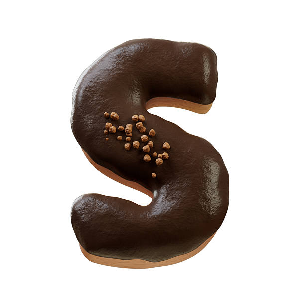 istock 3D Font.Biscuit Donut Font Concept. 2237497581