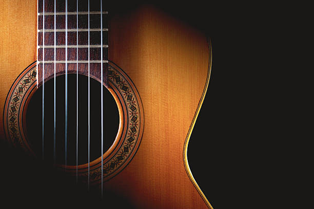 istock Classic guitar detail. 2237502523