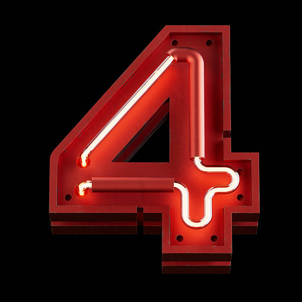 Bright Neon Font with fluorescent tubes.Metallic futuristic  cyberpunk Alphabet. 3d Rendering Isolated on black Background.