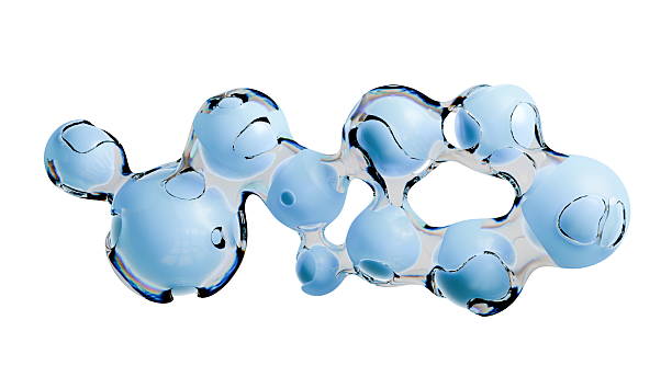 istock creative arrangement of translucent blue bubbles in various sizes creates an interesting abstract design. shapes are smooth and interconnected, creating visual intrigue. 3d render 2237516306