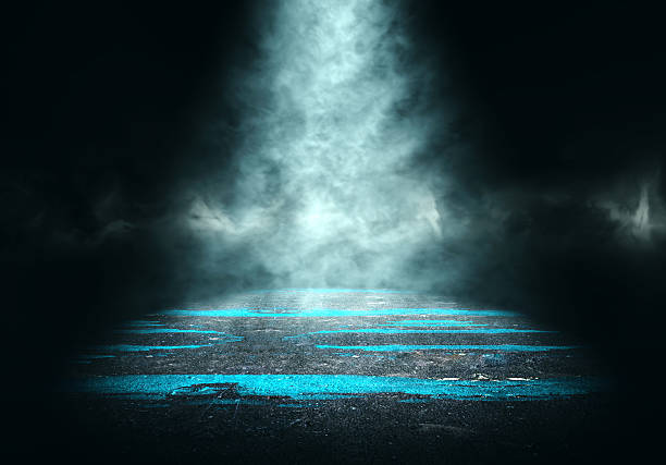 istock Smoke or fog and spotlight in dark space.3d illustration. 2237521834