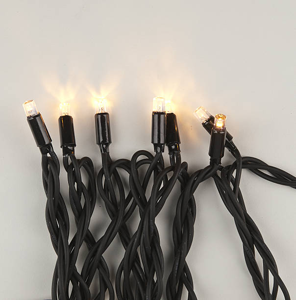 istock Flashing string lights for party decorations isolated nature background with clipping path 2237524976