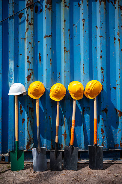 Safety helmet isolated white background.