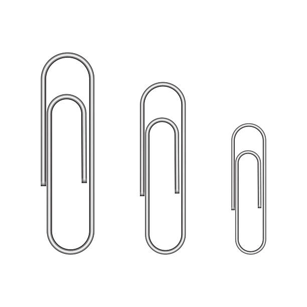 istock Realistic paper clip set on white background. Element for advertising and promotional message. 2237541735