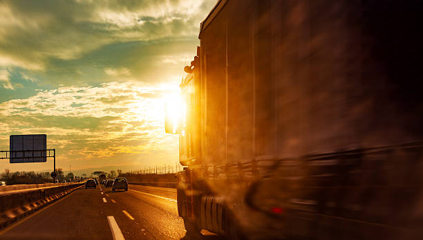 istock Truck transport and speed. 2237541823
