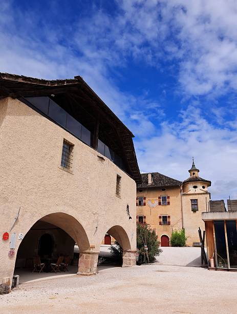 istock Historic European Building with Arches and Tower 2237542007