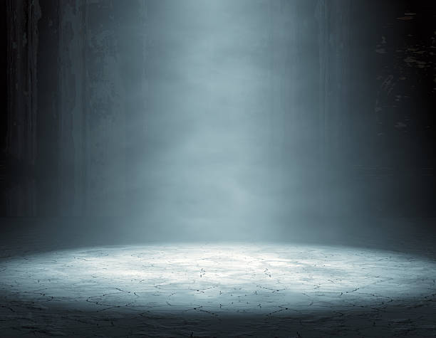 istock Empty dark room and fog.3d illustration. 2237542186