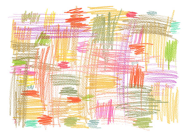 istock Hand drawn scrawl sketch line hatching pattern frame. Pen, pencil, pastel art grunge texture stain isilated on white background. 2237551939